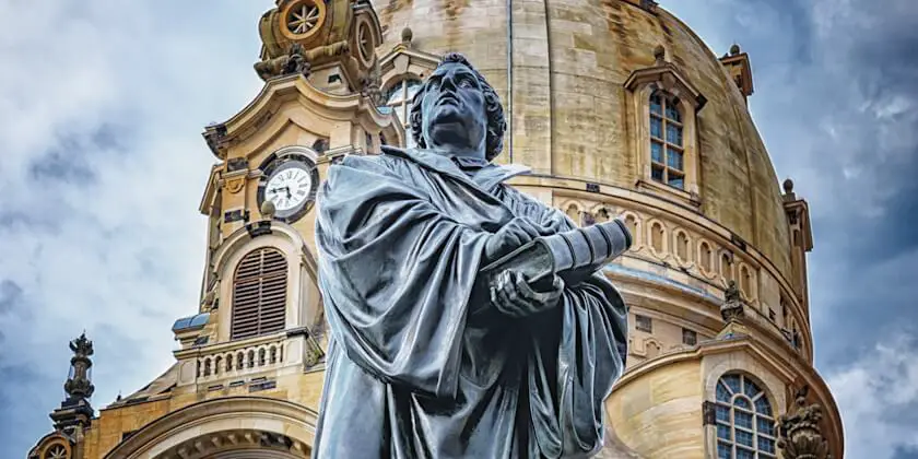 Reformationstag 2025 - Statue Martin Luthers in Dresden (Bildquelle: Tama66, Pixabay)